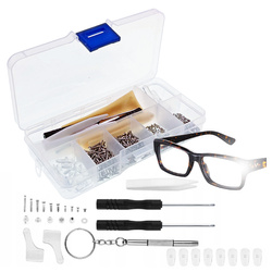 Eyeglass repair kit - 500 screws - repair accessories