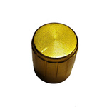 16x14mm potentiometer knob - aluminum gold - 6mm axis