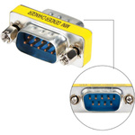 DB9 serial adapter - male - male - adapter