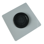 Wall cable outlet 35mm - Shield with rubber ring - Cable conduit passage