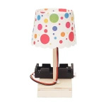 DIY plywood office lamp - Wooden Educational Toy
