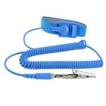 Flexible grounding wristband 1.5m with ESD clip - anti-static
