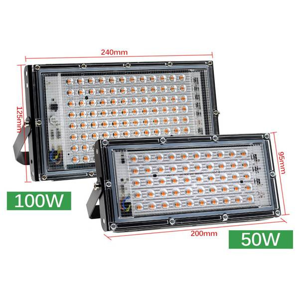 Lampa panel LED 50W - widok z boku