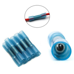 Szybkozłączka na kabel 1,5-2,5 mm² - tulejka termokurczliwa - zacisk na przewody 14-16 AWG