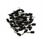 VE1508 sleeved cable terminal with insulation - black 1.5mm2 - 100pcs - Konektor