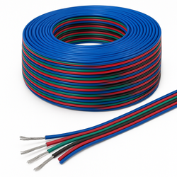 TLWY RGB ribbon cable - 4pin - AWG27 - for LED strips - 1mb cable