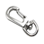 Metal carabiner with swivel 40x15mm - Carabiner for keys - Survival