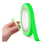 Taśma Fluorescencyjna Zielona 1cm x 3m Odblaskowa Świecąca W Ciemności