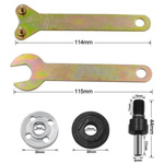 Wrench with nut washer shank M10 - angle grinder disc mounting kit