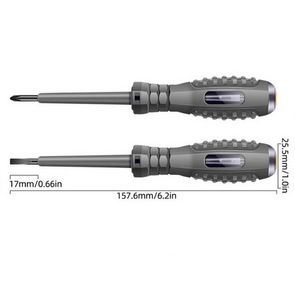 Próbnik napięcia LED śrubokręt krzyżak