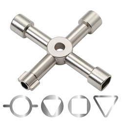 Wrench for technical - electrical - control cabinets - cross-piece