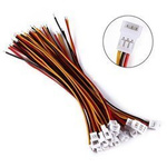 Wtyk Micro JST z przewodem 100mm - 3 PIN raster 1.25 - MCX - męski (male)