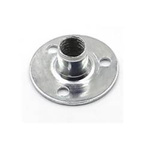 Lock nut M6 6x27.5x1.5 with flange - 3-hole for screwing on
