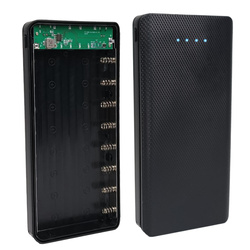 W8 DIY powerbank case - 8x18650 - 20000mAh - Type-C- USB- microUSB