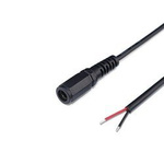 DC socket 5.5x2.1mm with 100cm 22AWG cable