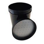 PP Screw-On Container - 500ml - Black - Round