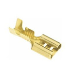 Uninsulated flat female connector - 6.3mm - for cable 1-2.5mm2 - 10pcs