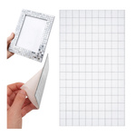 Mozaika szklana srebrna - 15x10cm 1mm duże szkiełka - naklejka mozaikowa 3D samoprzylepna