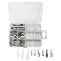 270pcs set - Female male connector 6.3/4.8/2.8mm + silicone insulation