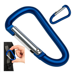 Type-D aluminum carabiner - 40mm - Carabiner - Survival - EDC