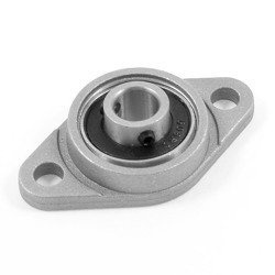 Self-aligning bearing in aluminum housing - KFL08 - 8mm - shaft support