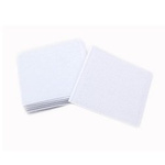 Self-adhesive Velcro for fixing 40x60mm - white - 5pcs - adhesive tape