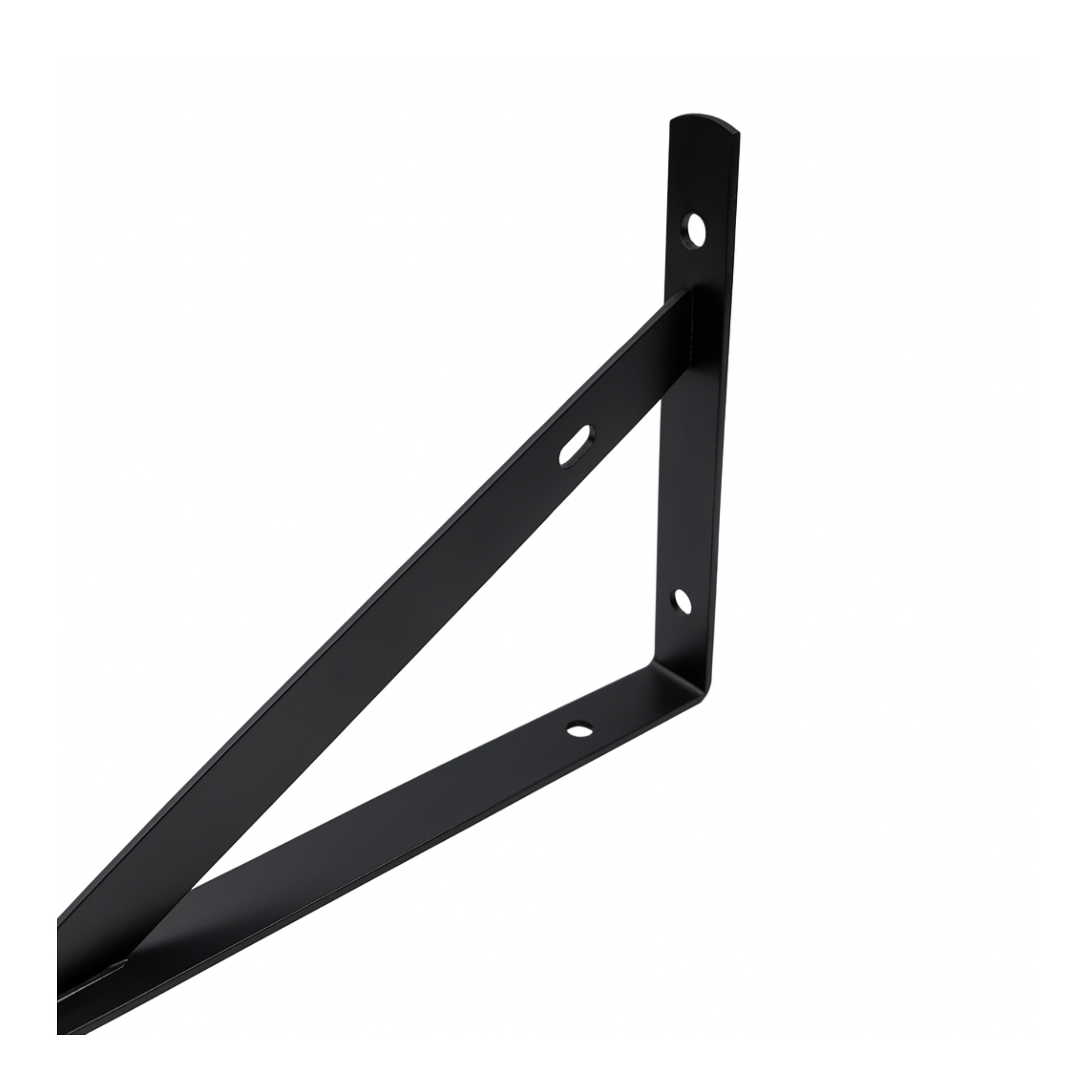 Wspornik pod półkę – widok z różnych stron