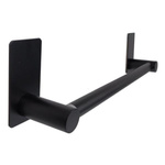 Towel Hanger - Black Telescopic Handle - Bathroom