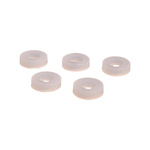 Flat silicone gasket 12/6mm - 5pcs - for washing machine hose - shower - faucet