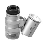 Jewelers magnifier, 45x microscope - LED lighting