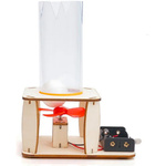Mini plywood wind tunnel - antigravity - Wooden Educational Toy