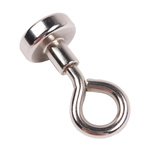 Neodymium Magnet With Hook - 16x34mm - Strong Hanger