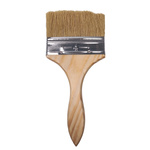 Wooden Brush 4' - English - Painting - Dense Bristles