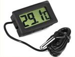 LCD thermometer with probe in housing -30C to 200C - TPM-10 - temperature gauge
