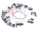 Set of electrolytic capacitors - 120 pcs. - 12 types of values