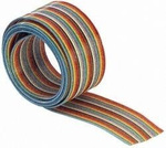 IDC color tape - 10 wires - AWG28 - for IDC connectors - 1mb