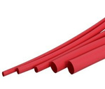 Heat shrinkable tubing Ø2mm 1mb - red - flexible - silicone