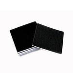 Self-adhesive Velcro for fixing 50x50mm - black - 5pcs - adhesive tape