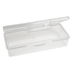 Rectangular Plastic Box 10.5x4.5x2.5cm Closable Box Organizer