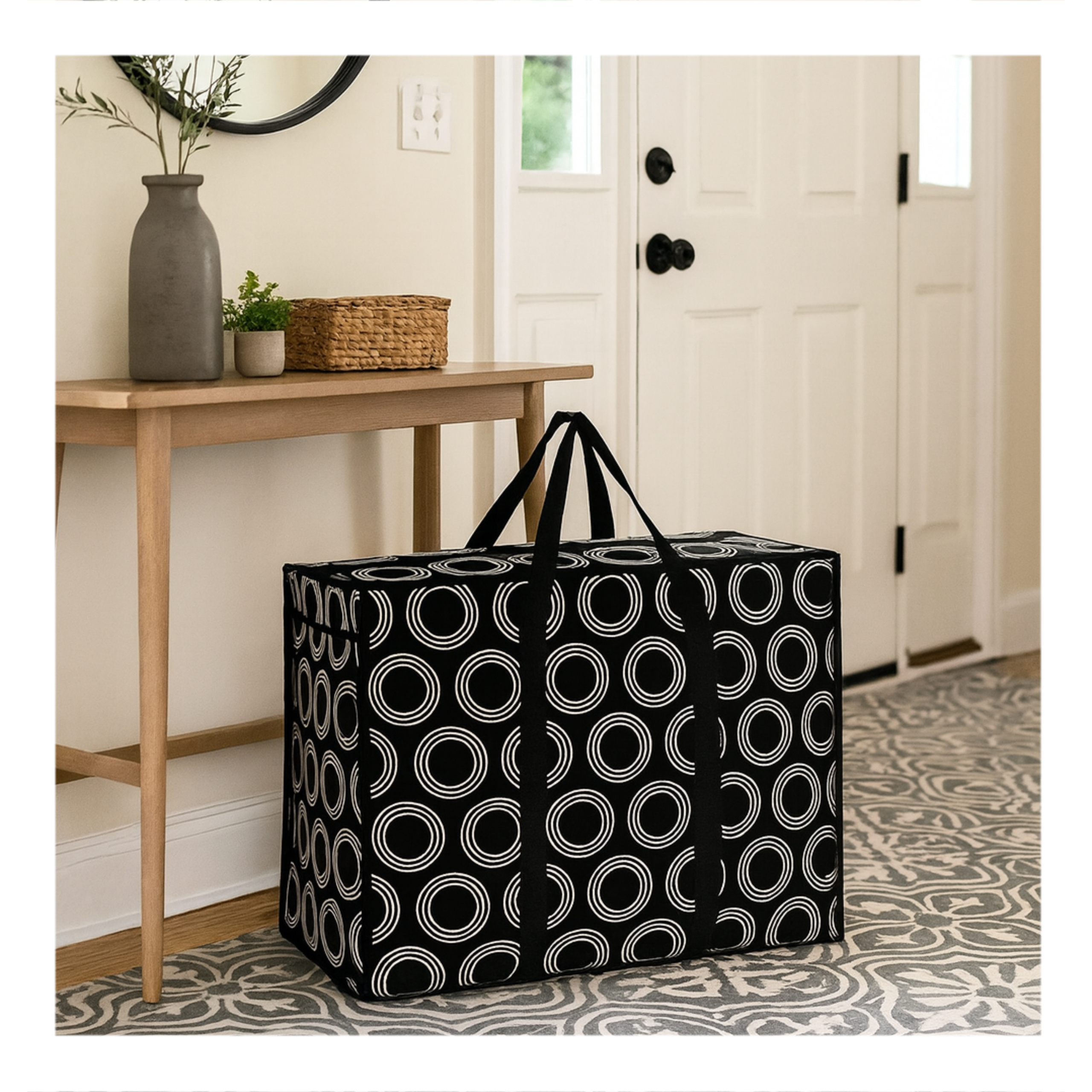 Torba handlowa na zamek 60x43x20