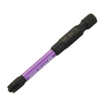 Magnetic bit for electrical connectors - cross - 65mm - screwdriver bit - pozidriv