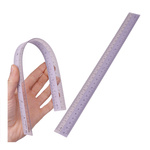Plastic ruler 30cm 12 inches - soft transparent ruler