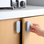 Self-adhesive door handles - pair - black - auxiliary handle