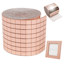 Rose Gold Glass Mosaic Roll 100x4cm 1mm Mosaic Sticker
