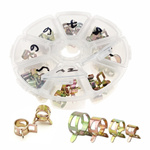 Set of 44 pcs Spring Clamp 5-12mm Tube Clamp