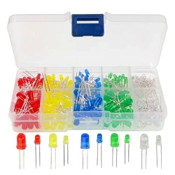 300pcs set. lEDs - 5 colors - 3mm and 5mm