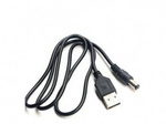 Przewód USB typu A - DC 5,5 x2,5mm - kabel zasilający - 100cm