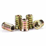 Wood double-threaded coupler M4x10mm - 10pcs - Furniture tab - Screw - Nut