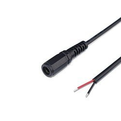 Gniazdo DC 5.5x2.1mm z przewodem 100cm 22AWG