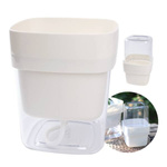 Square Pot - Self Watering or With Dome - White 12cm Pot